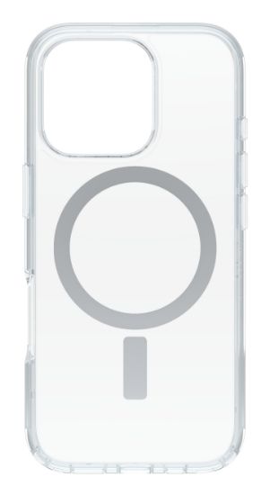 Image de OtterBox Symmetry Series Clear pour MagSafe pour Apple iPhone 16 Pro, Transparente (77-96393)