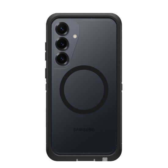Image de OtterBox Defender XT with Magnets Series pour Samsung Galaxy S25+, transparente/noir - Noir,Transparent (77-97582)