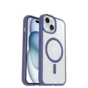 Image de OtterBox React pour MagSafe Series pour Apple iPhone 17e/16e/15/14/13, Space Cadet - Transparent,Violet (77-98205)