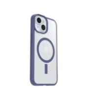 Image de OtterBox React pour MagSafe Series pour Apple iPhone 17e/16e/15/14/13, Space Cadet - Transparent,Violet (77-98205)
