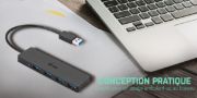 Image de i-tec Advance USB 3.0 Slim Passive HUB 4 Port (U3HUB404)