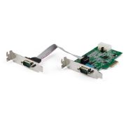 Image de StarTech.com Carte série PCI Express à 2 ports RS232 avec UART 16950 (PEX2S953LP)