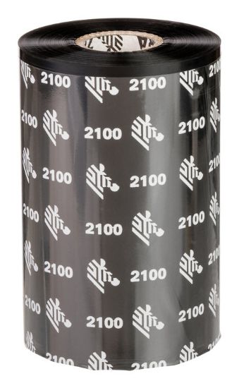Image de Zebra 2100 Wax ruban thermique 450 m Noir (02100BK11045)