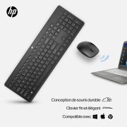 Image de HP Ensemble clavier et souris sans fil 230 (18H24AA)