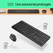 Image de HP Ensemble clavier et souris sans fil 230 (18H24AA)