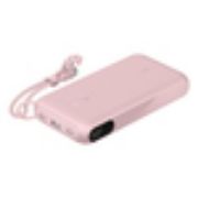 Image de Belkin 20 W, 20000mah, 152mm x 77.2mm x 25.1mm Banque d'alimentation électrique - Rose (BPB028HQPK)