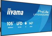 Image de iiyama Écran d'affichage dynamique En forme de kiosk 2,66 m (104.6") Wifi 500 cd/m² UltraWide 5K HD Intégré dans le processeur Android 24/7 (LH10552UWS-B1AG)