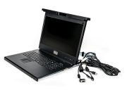 Image de Vertiv Avocent 1 Ordinateur(s) - 47 cm (18,5") LCD - 1600 x 1200 - 3 x USB - 1 x VGA - Clavier - Pavé tactile - 1U Haut (LRA185KMM-001)