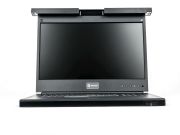 Image de Vertiv Avocent 1 Ordinateur(s) - 47 cm (18,5") LCD - 1600 x 1200 - 3 x USB - 1 x VGA - Clavier - Pavé tactile - 1U Haut (LRA185KMM-001)