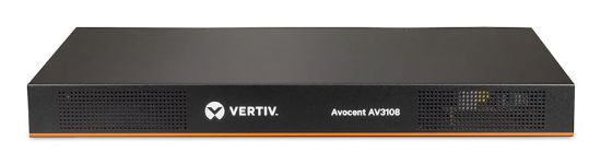 Image de Vertiv Avocent AV 3108 commutateur écran, clavier et souris Grille de montage Noir (AV3108-001)