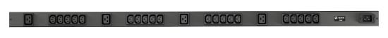 Image de Vertiv Geist rPDU, basic, 0U, input C20 230V 16A, outputs (20)C13 | (4)C19 unité de distribution d'énergie 24 sortie(s) CA Noir (VP7552)