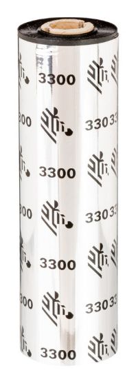 Image de Zebra 3300 Wax/ Resin ruban thermique 74 m Noir (03300GS08407)