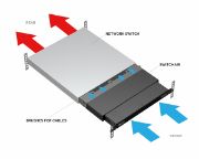 Image de Vertiv châssis de réseaux 1U Noir (SA1-01002)