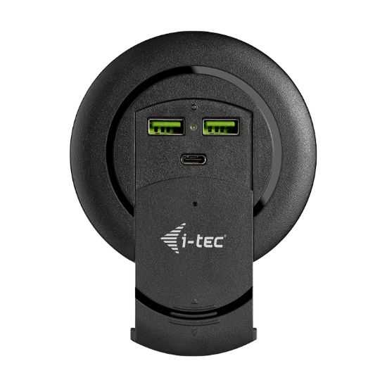 Image de i-tec Built-in Desktop Fast Charger, USB-C PD 3.0 + 3x USB 3.0 QC3.0, 96 W (CHARGER96WD)