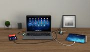 Image de i-tec Built-in Desktop Fast Charger, USB-C PD 3.0 + 3x USB 3.0 QC3.0, 96 W (CHARGER96WD)