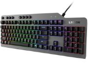 Image de Lenovo Legion K500 clavier Gaming USB QWERTY Anglais américain Noir, Gris (GY40T26478)