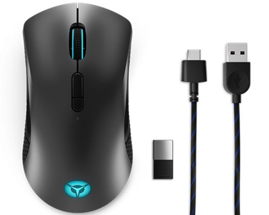 Image de Lenovo Legion M600 Wireless Gaming souris Ambidextre RF Wireless + Bluetooth + USB Type-A Optique 16000 DPI (GY50X79385)