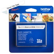 Image de Brother TZE231S ruban d'étiquette Noir sur blanc TZe (TZE-231S)