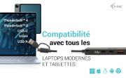 Image de i-tec Metal hub & concentrateur USB 3.2 Gen 1 (3.1 Gen 1) Type-C 10000 Mbit/s Noir (C31HUBMETAL2A2C)