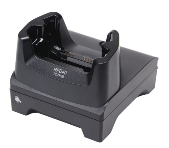 Image de Zebra chargeur d'appareils mobiles Ordinateur portable, Lecteur RFID Noir Secteur Intérieure (CRD1S0T-RFD40-TC2X-CHG-1R)