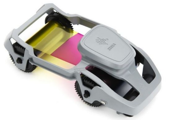 Image de Zebra ruban d'impression 200 pages Cyan, Magenta, Jaune (800300-250EM)