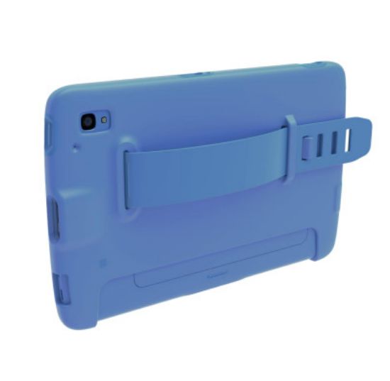 Image de Zebra sangle Tablette Caoutchouc, Silicone Bleu (SG-ET4X-HCHNDSTR1-01)