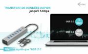 Image de i-tec USB-C/USB-A Charging Metal HUB 7 Port (C31HUBMETAL703)
