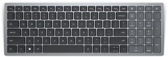 Image de DELL Clavier compact Pro Plus - KB740 - États-Unis international (QWERTY) (KB740-GY-R-INT)