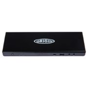 Image de Origin Storage station d'accueil USB 3.2 Gen 1 (3.1 Gen 1) Type-A + Type-C Noir (40AF0135UK-OS)