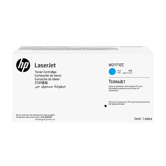 Image de HP Cartouche de toner cyan Contract LaserJet authentique (W2171ZC)