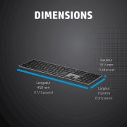 Image de HP Clavier sans fil 975 double mode (3Z726AA)