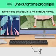 Image de HP 230 Wireless Keyboard clavier Universel RF sans fil AZERTY Belge Noir (3L1E7AA#AC0)