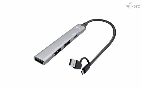 Image de i-tec USB-C/USB-A Metal HUB 1x USB 3.0 + 3x USB 2.0 (CAHUBMETALMINI4)