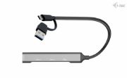 Image de i-tec USB-C/USB-A Metal HUB 1x USB 3.0 + 3x USB 2.0 (CAHUBMETALMINI4)