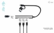 Image de i-tec USB-C/USB-A Metal HUB 1x USB 3.0 + 3x USB 2.0 (CAHUBMETALMINI4)