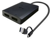 Image de i-tec USB-A/USB-C Dual 4K/60 Hz DisplayPort Video Adapter (CADUAL4KDP)