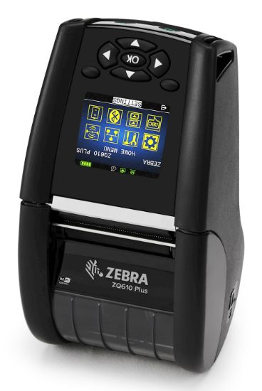 Image de Zebra ZQ610 Plus imprimante pour étiquettes Thermique directe 203 x 203 DPI 115 mm/sec Avec fil &sans fil Wifi Bluetooth (ZQ61-HUXAE04-00)