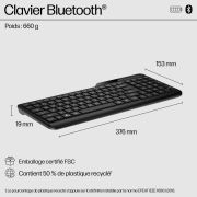 Image de HP Clavier Bluetooth multi-périphériques 460 (7N7B8AA#ABB)