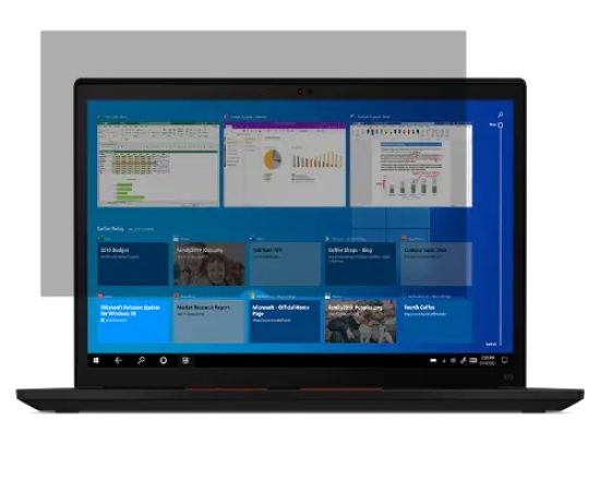 Image de Lenovo filtre anti-reflets pour écran et filtre de confidentialité Ordinateur portable Filtre de confidentialité sans bords pour ordinateur (4XJ1M77975)