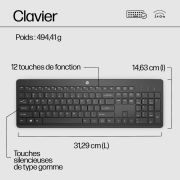Image de HP Clavier sans fil 230 (3L1E7AA#ABB)
