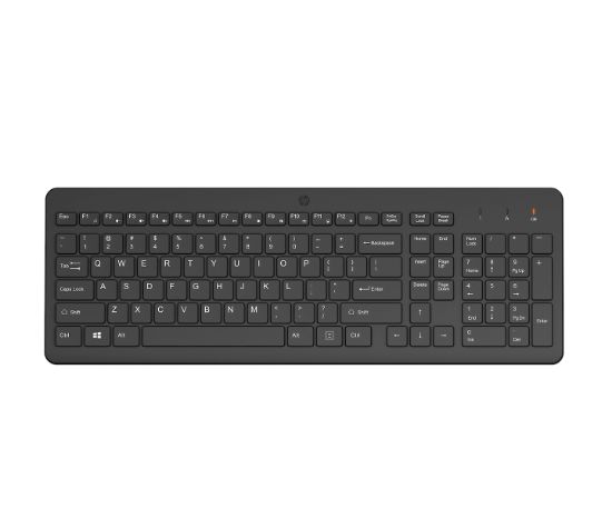 Image de HP Wireless keyboard with 2.4 clavier Maison RF sans fil Noir (805T2AA#AC0)