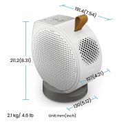 Image de BenQ GV50 Projecteur à focale standard 500 ANSI lumens DLP 1080p (1920x1080) Blanc (9H.JSR77.59E)