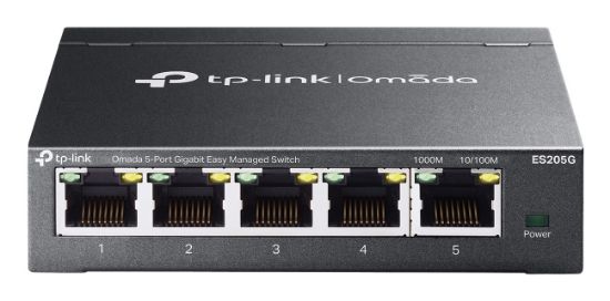 Image de TP-Link Omada commutateur réseau Géré Gigabit Ethernet (10/100/1000) Noir (ES205G)