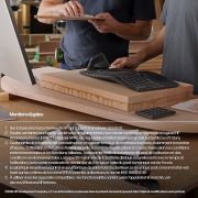 Image de HP Clavier sans fil ergonomique 960 (7E755AA#ABB)