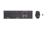 Image de HP 720 Multi-Device Rechargeable Wireless Keyboard and Mouse Combo clavier Souris incluse Maison USB + Bluetooth AZERTY Belge Noir (9T5A9AA#AC0)