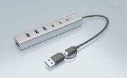 Image de i-tec USB-C/USB-A Charging Metal HUB 7 port (3x USB-C, 4x USB-A) (CAHUBMETAL7)