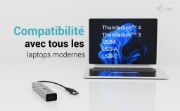 Image de i-tec USB-C/USB-A Charging Metal HUB 7 port (3x USB-C, 4x USB-A) (CAHUBMETAL7)