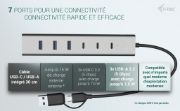 Image de i-tec USB-C/USB-A Charging Metal HUB 7 port (3x USB-C, 4x USB-A) (CAHUBMETAL7)
