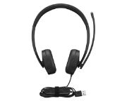 Image de Lenovo casque Avec fil Arceau Appels/Musique USB Type-A Noir (4XD1P83425)