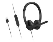 Image de Lenovo casque Avec fil Arceau Appels/Musique USB Type-A Noir (4XD1P83425)